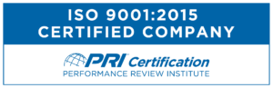 A logo for the ISO certification